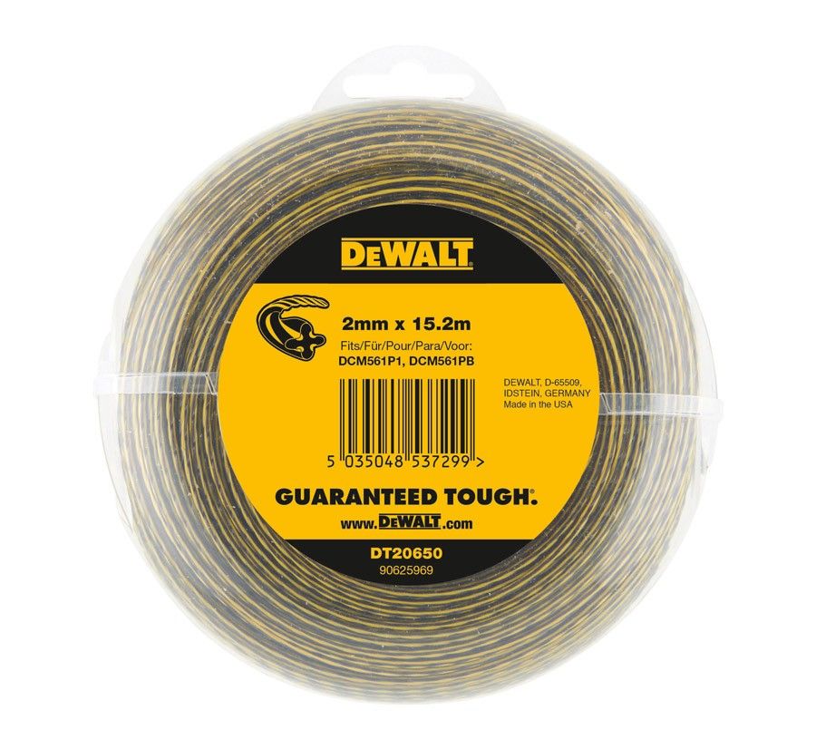 Trimmeri jõhv DeWalt DT20651-QZ; 2 mm x 68,6 m