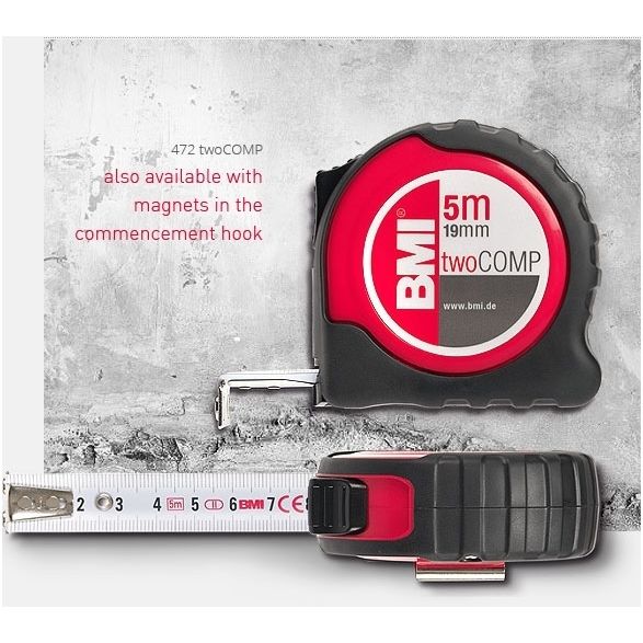 Mõõdulint BMI twoCOMP B472341021M; 3 m