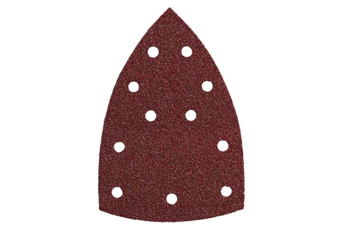 Kolmnurkne liivapaber Metabo; 100x150 mm; P60; 10 tk