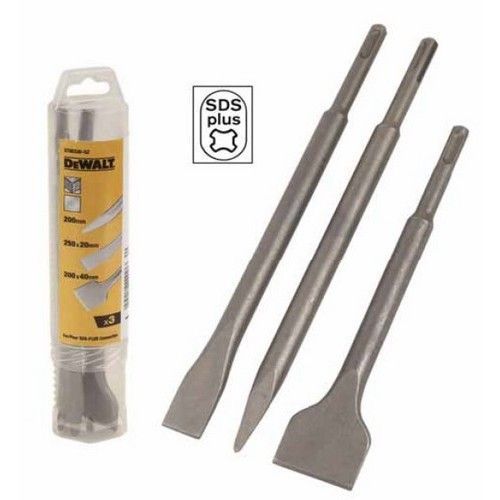 3-osaline meislite komplekt DeWalt DT60330; SDS-plus