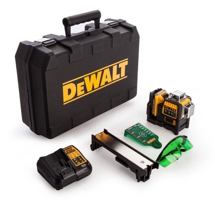 Lasernivelliir DeWalt DCE089D1G roheline