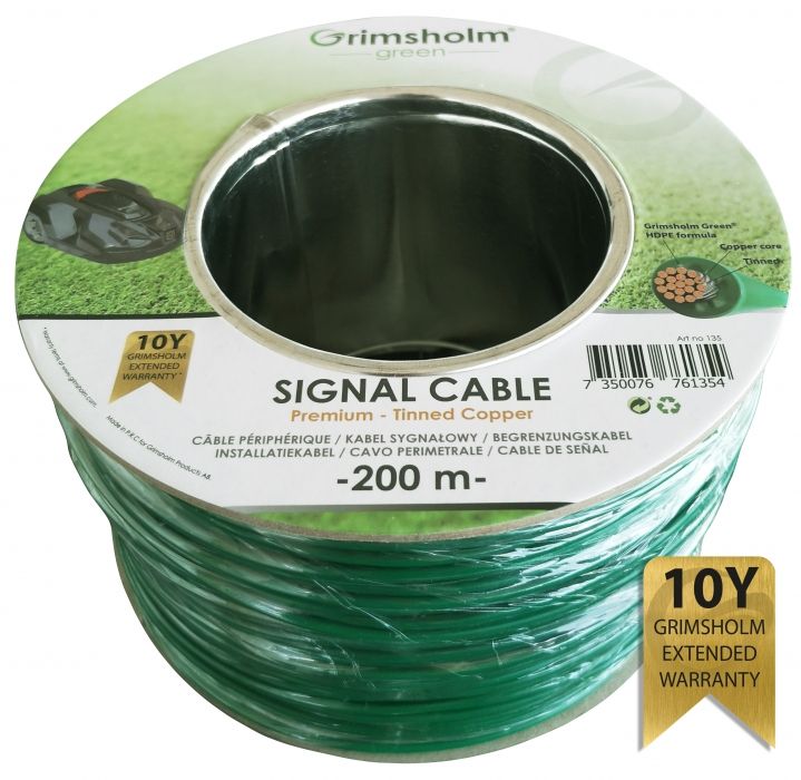 Traat robotniiduki perimeetri tähistamiseks Grimsholm Premium; 2,45 mm x 200 m