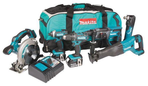 Tööriistakomplekt Makita DLX6038T (DDF482 + DTD152 + DHR202 + DSS610 + DJR186 + DTM51);&nbsp;18 V; 3x5,0 Ah aku