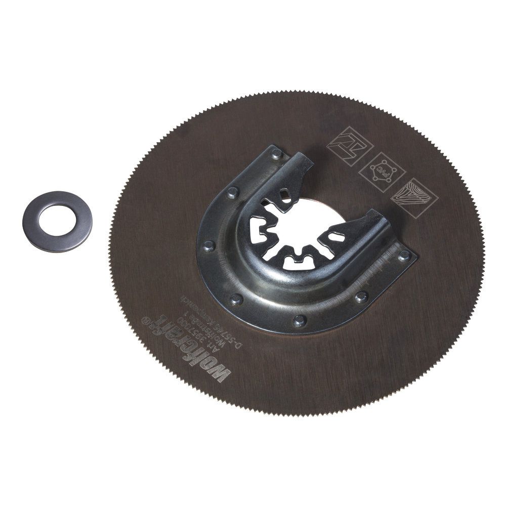 Ümmargune saetera Wolfcraft 3957000; 100 mm