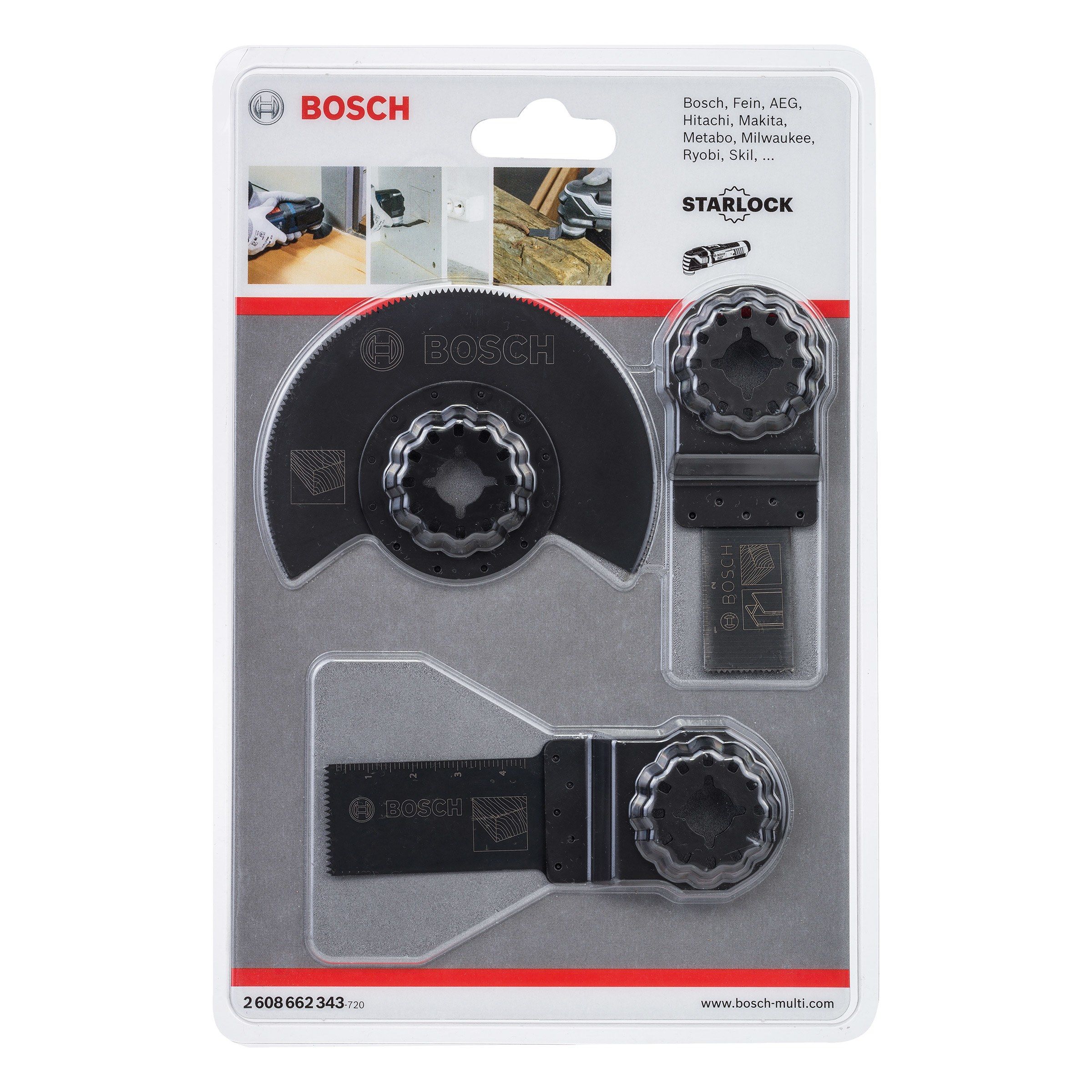 Tarvikute komplekt Bosch 2608662343; 3 tk