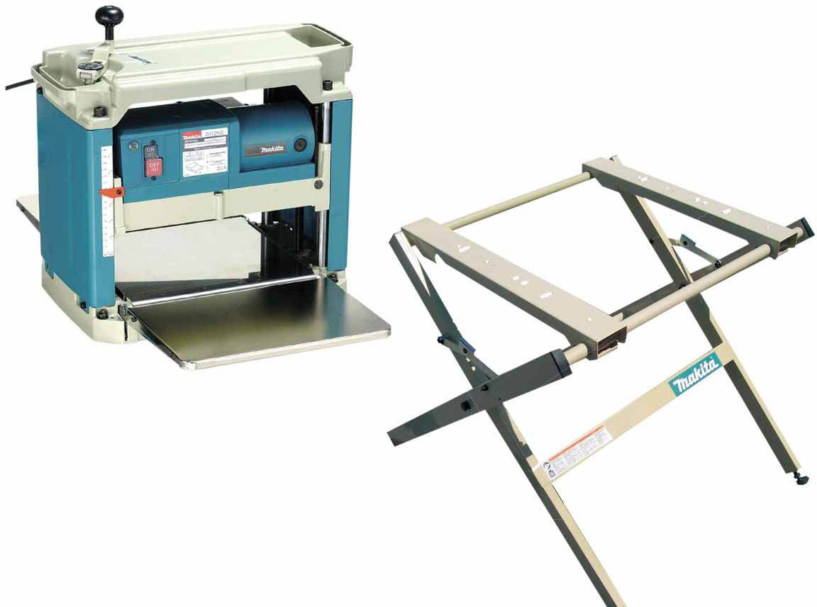 Höövelpink-paksusmasin Makita 2012NBX + Saealus