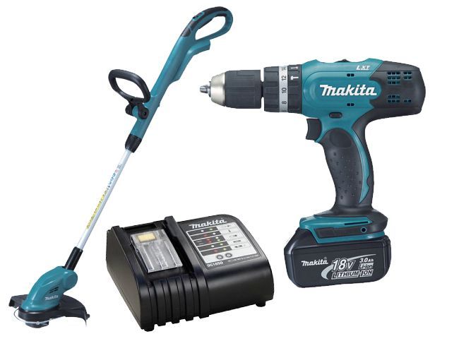 Tööriistakomplekt Makita DLX2114S (DHP453Z + DUR181Z); 18V; 1x3,0 Ah aku