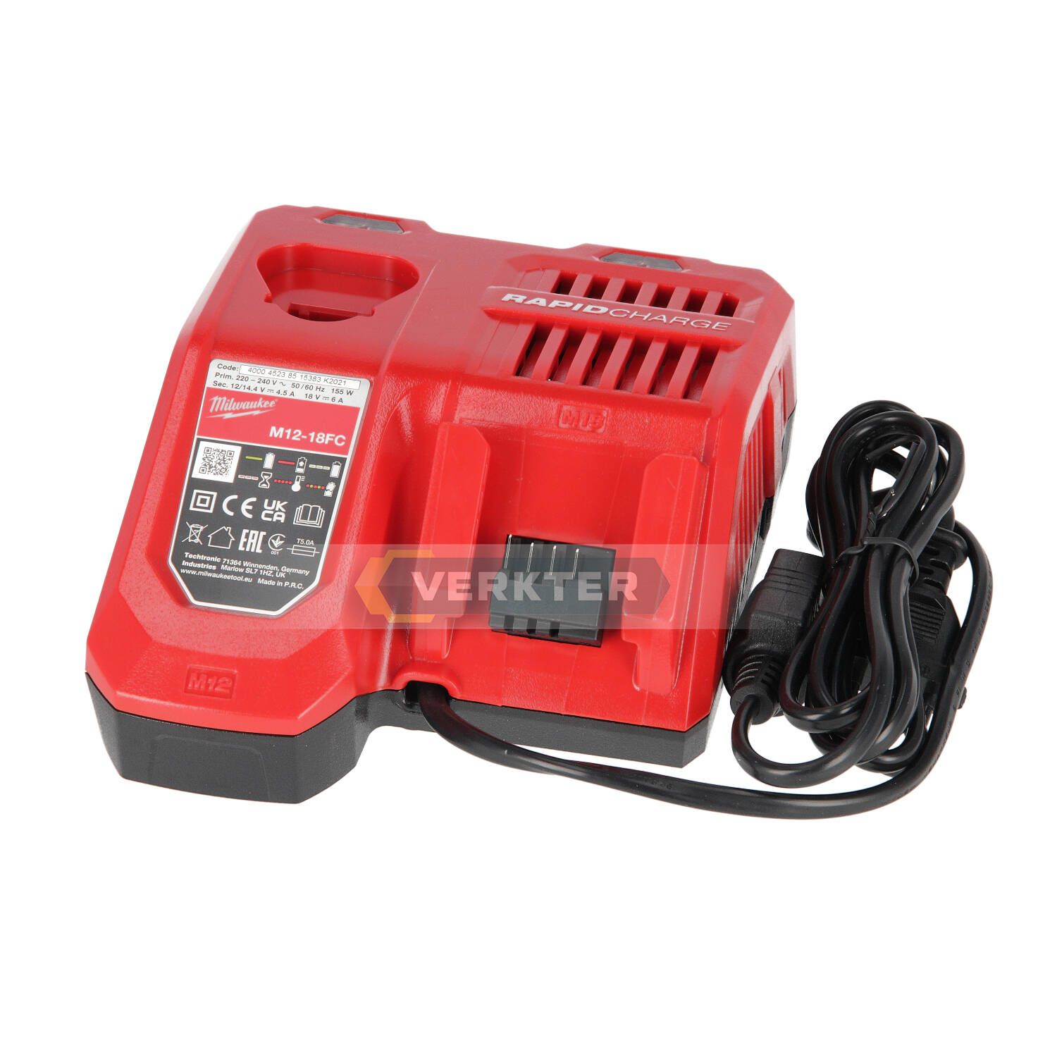 Kiirlaadija Milwaukee M12-18 FC; 12-18 V