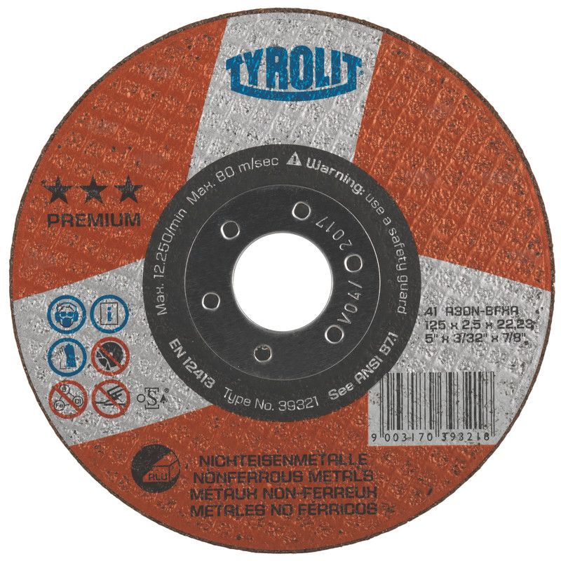 Abrasiiv lõikeketas Tyrolit 41F; 125 mm