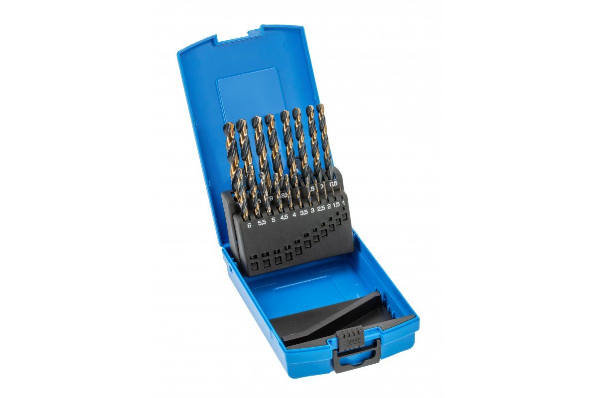 Metallipuuride komplekt Hogert HT6D900; 1,0-10 mm; 19 tk