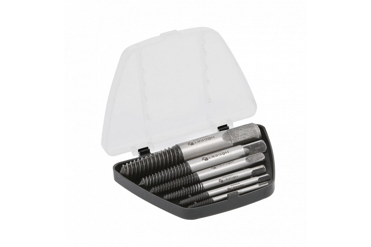 Kruvide eemaldamise komplekt Hogert HT8G404; M3-M25; 6 tk