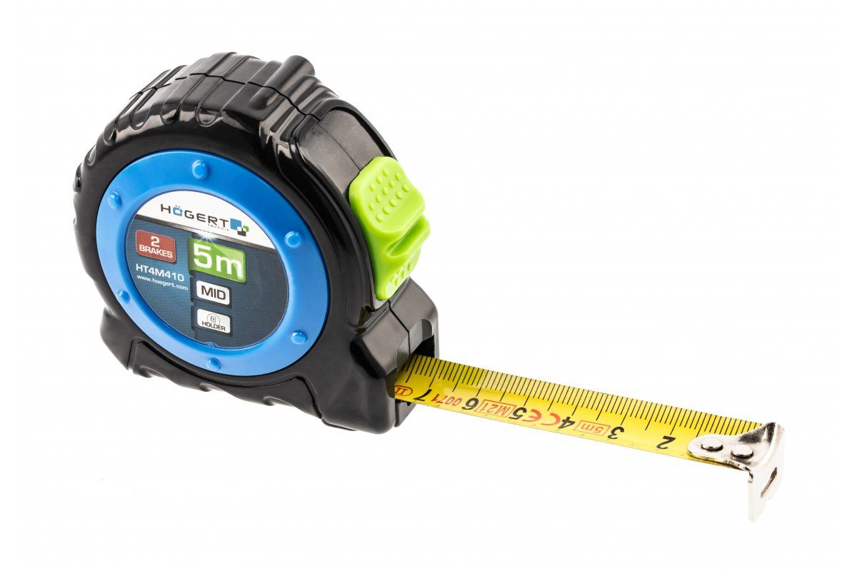Mõõdulint Hogert HT4M410; 19 mm; 5 m