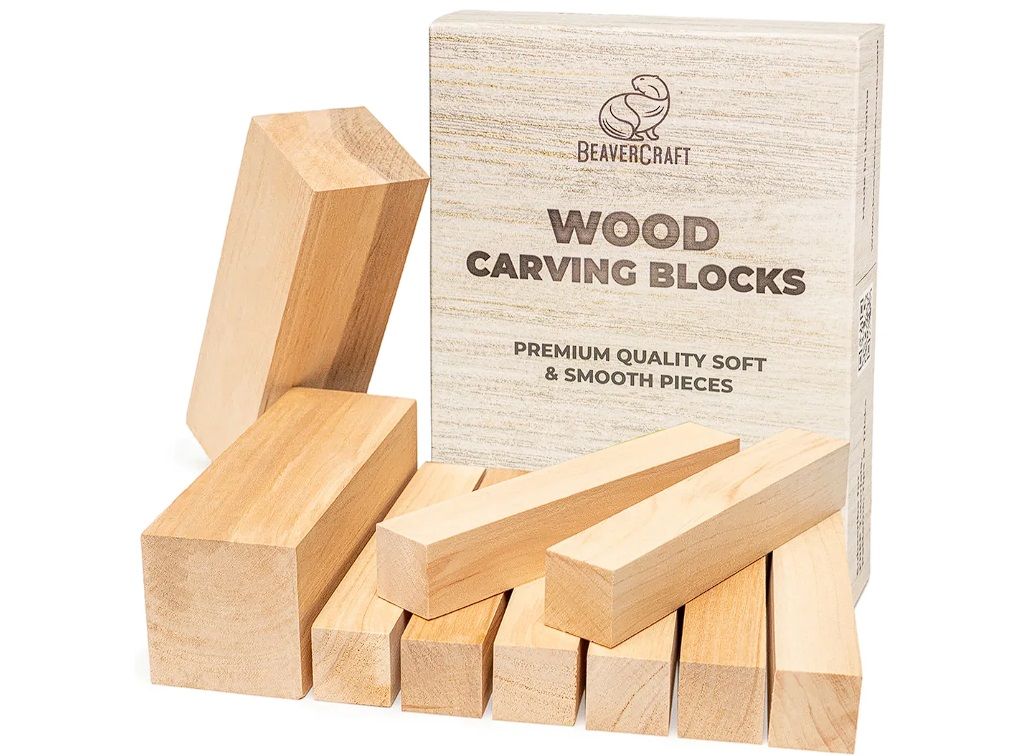 Treening tahvel nikerdamiseks BeaverCraft BW10 Alder; 10 tk; nikerdamiseks