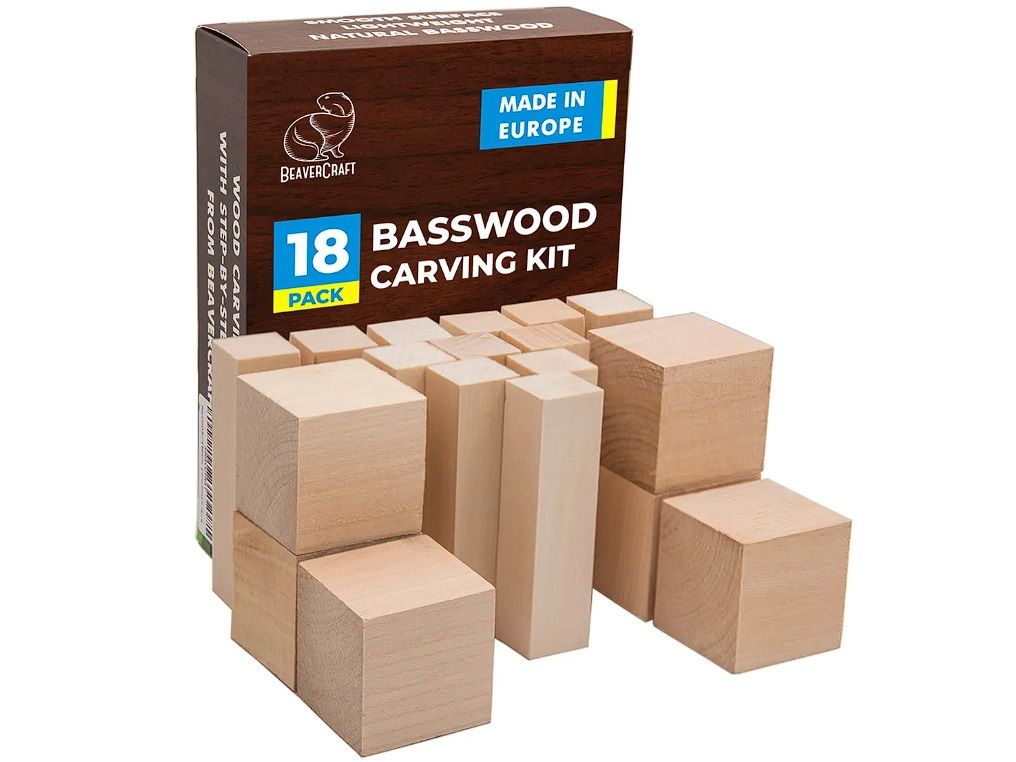 Treening tahvel nikerdamiseks BeaverCraft BW18; 18 tk; nikerdamiseks