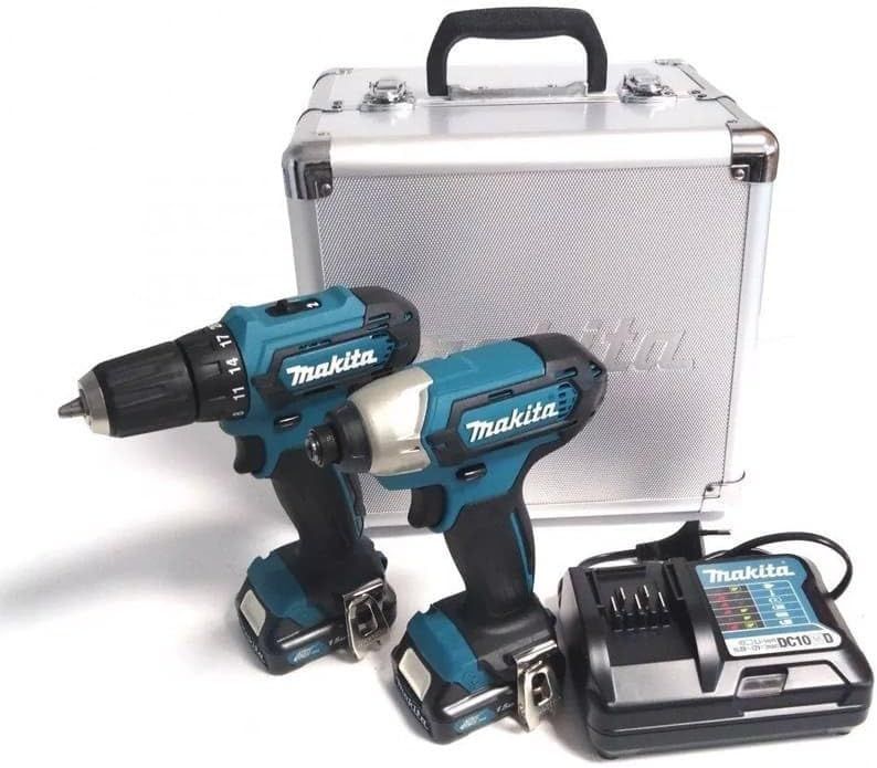 Tööriistakomplekt Makita CLX224X (DF333D + TD110D); 12 V; 2x1,5 Ah aku