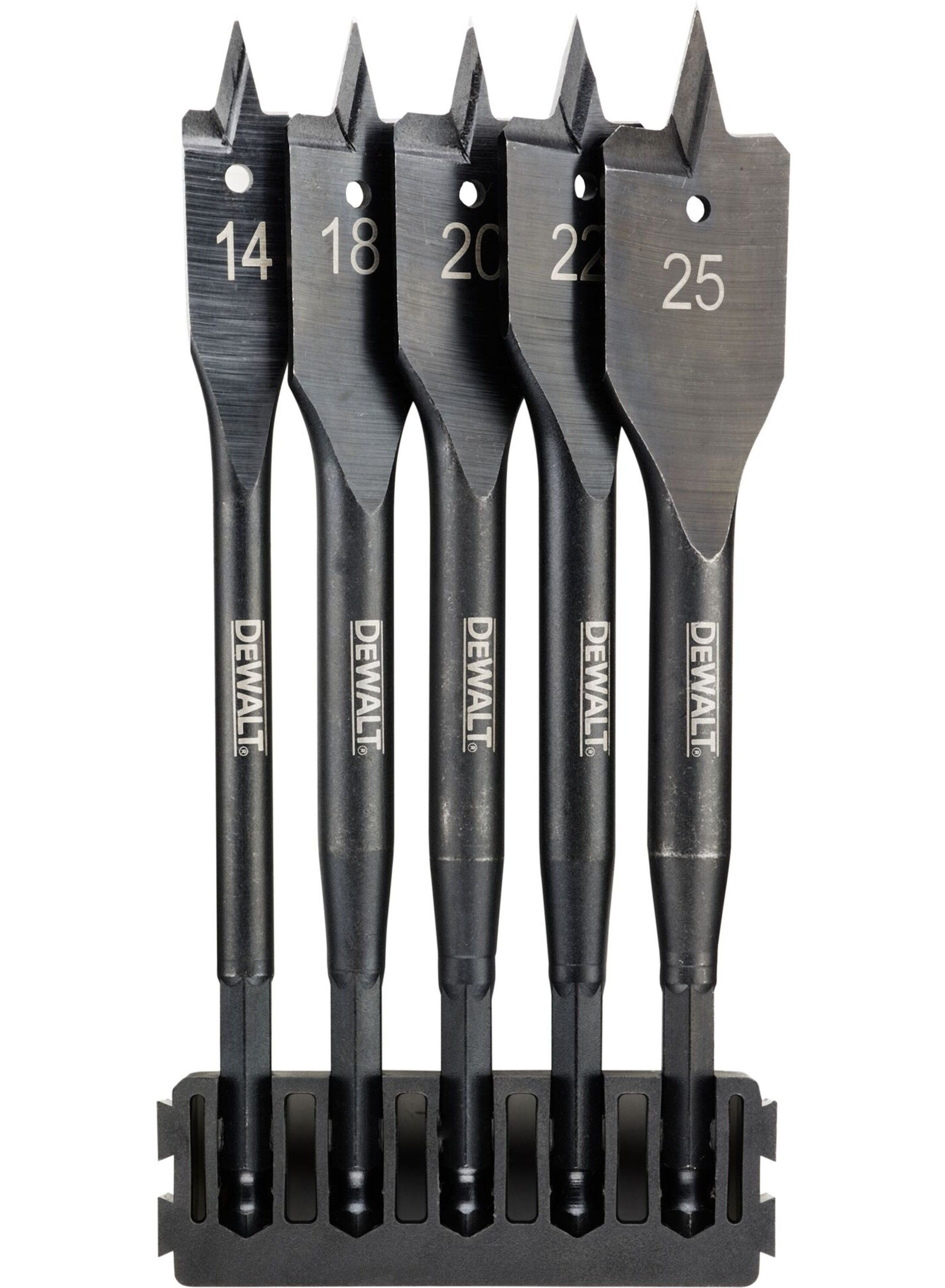 Puuriotsikute komplekt puitmaterjalile DeWalt DT70833-QZ; 14-25 mm; 5 tk