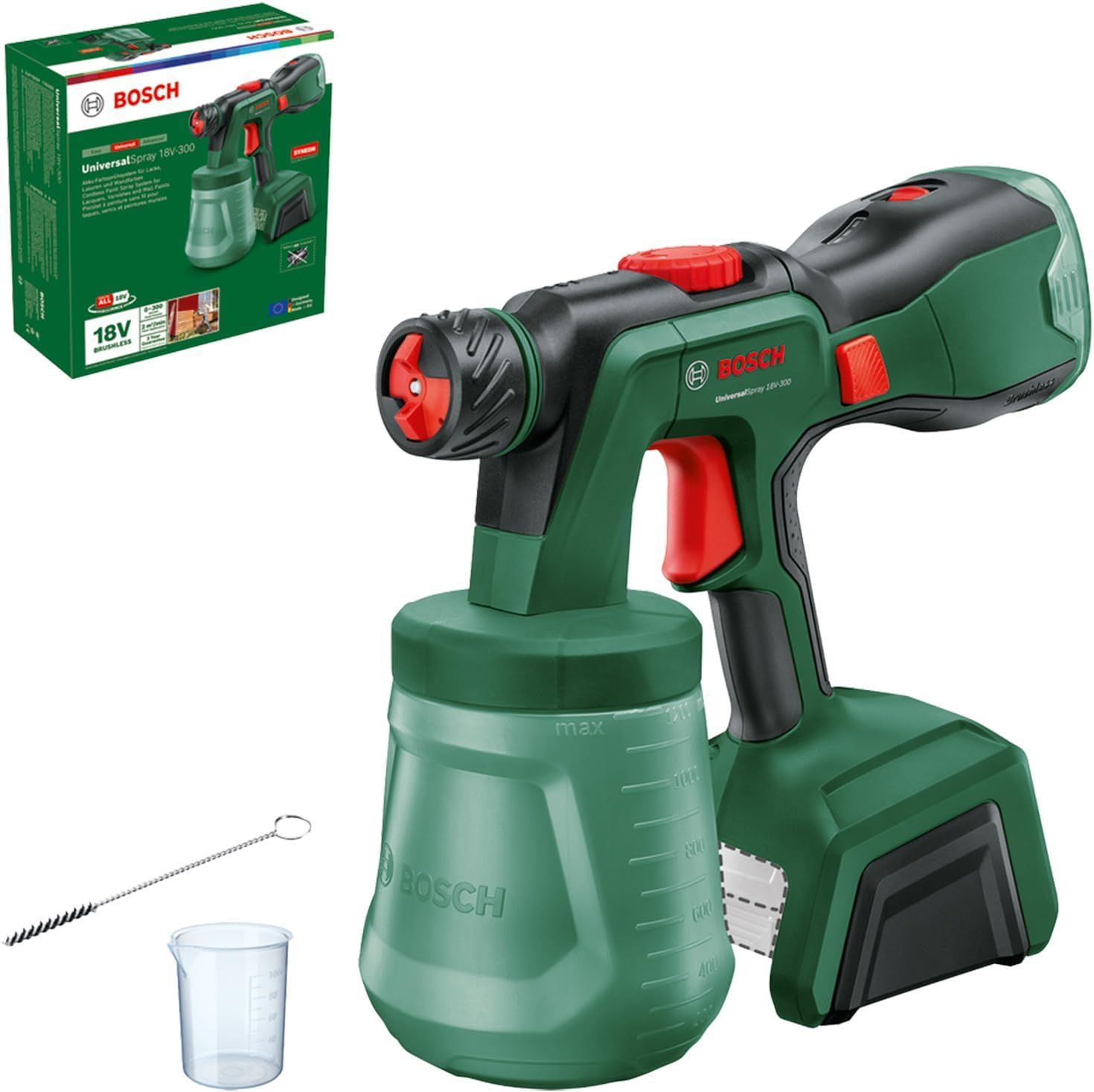 Värviprits Bosch UniversalSpray 18V-300; 18 V (ilma aku ja laadijata)