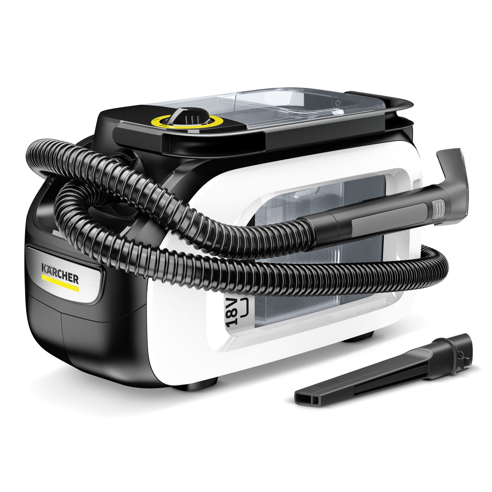 Pesev tolmuimeja põrandatele Karcher SE 3-18 COMPACT (WHITE); 18 V (ilma aku ja laadijata)