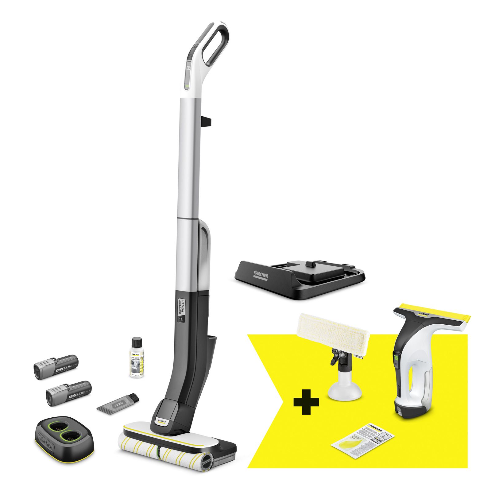 Põrandapesumasin Karcher FC 4-4 + WV 4-4 SET