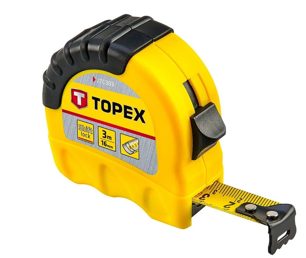 Mõõdulint Topex 27C303; 16 mm; 3 m