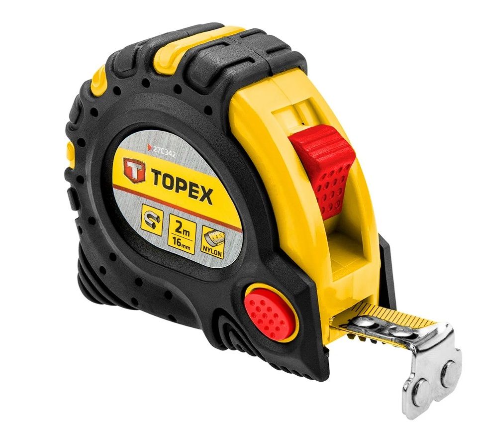 Mõõdulint Topex 27C342; 16 mm; 2 m
