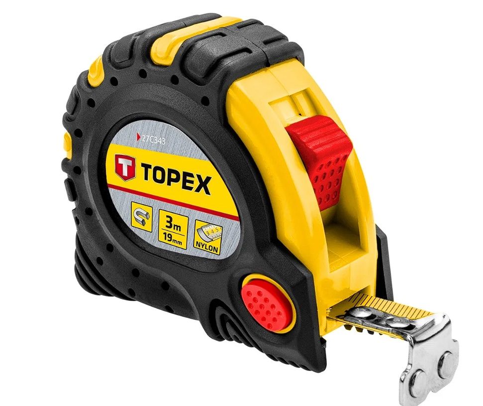 Mõõdulint Topex 27C343; 19 mm; 3 m