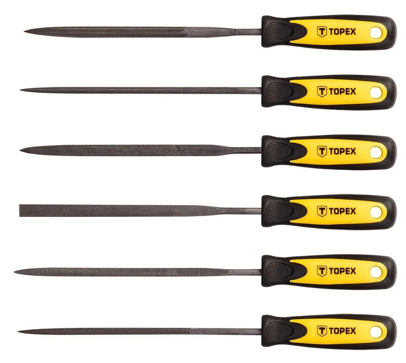 Viilide komplekt Topex 06A010; 150 mm; 6 tk