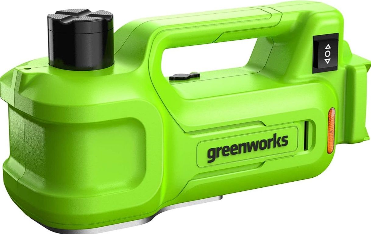 Auto tõsteseade Greenworks G24JACK; 3000 kg; 24 V (ilma aku ja laadijata)