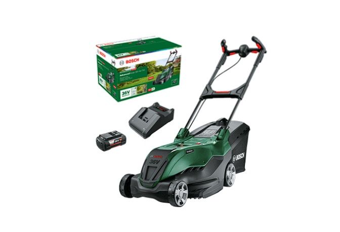 Juhtmevaba muruniiduk Bosch AdvancedRotak 36V-44-750; 36 V; 1x6,0 Ah aku