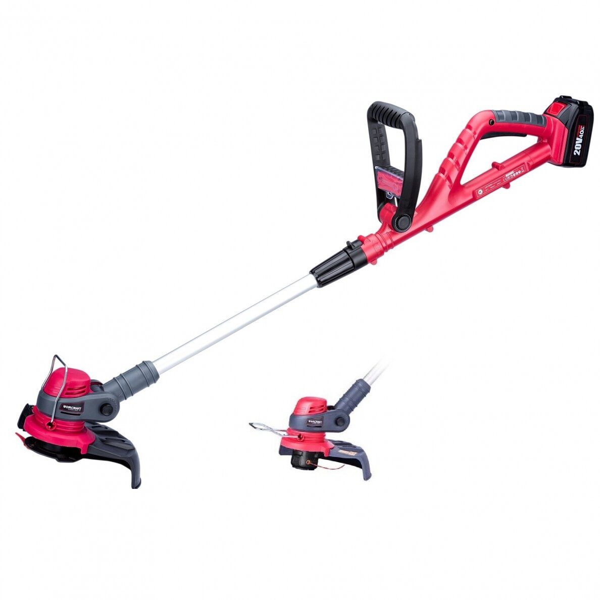 Murutrimmer Worcraft CGTS20LIDB; 20 V; 1x4,0 Ah aku