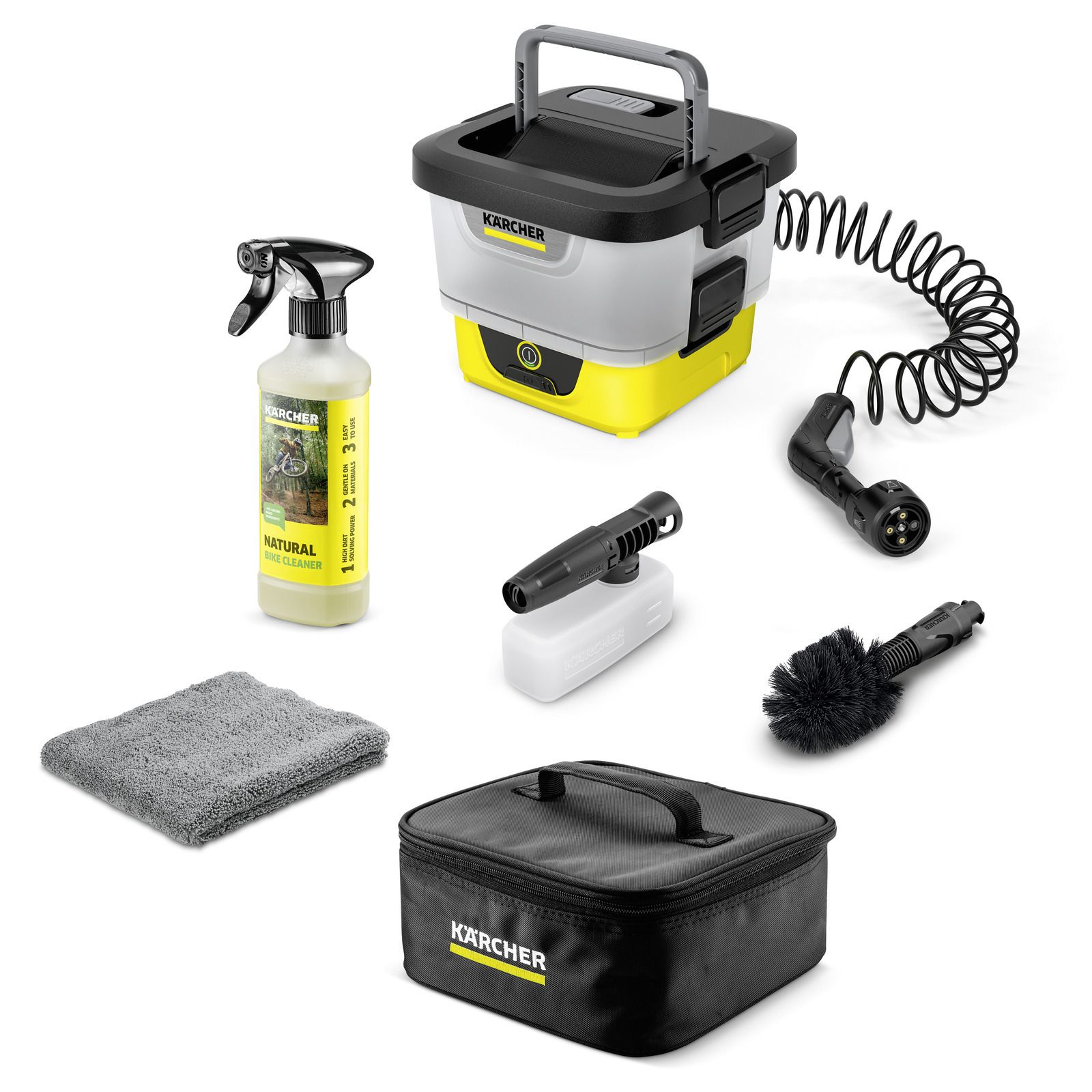 Kaasaskantav madalsurvepesur Karcher OC 4 + Bike Kit
