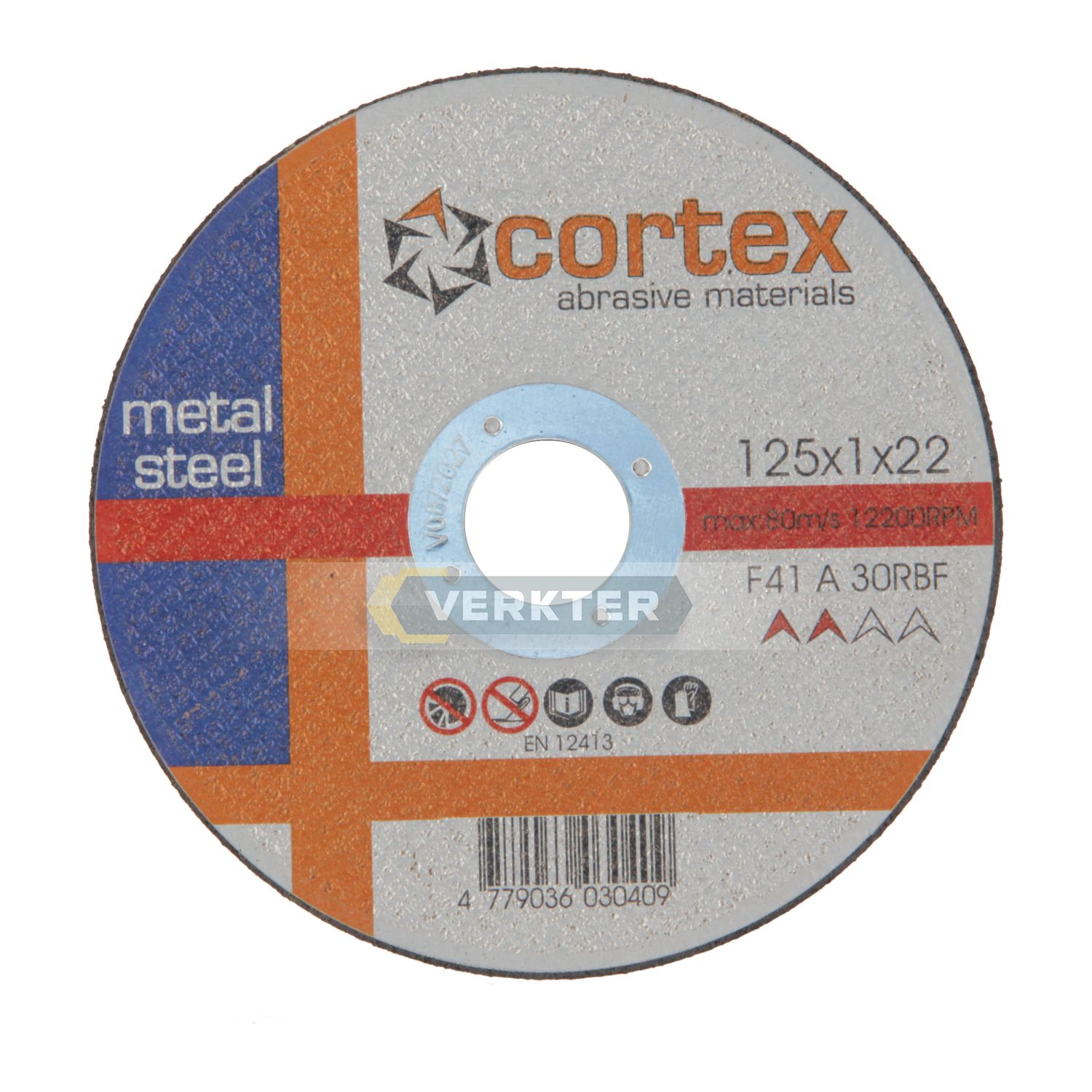 Abrasiiv lõikeketas Cortex 31506; 125x1,0 mm; 10 tk