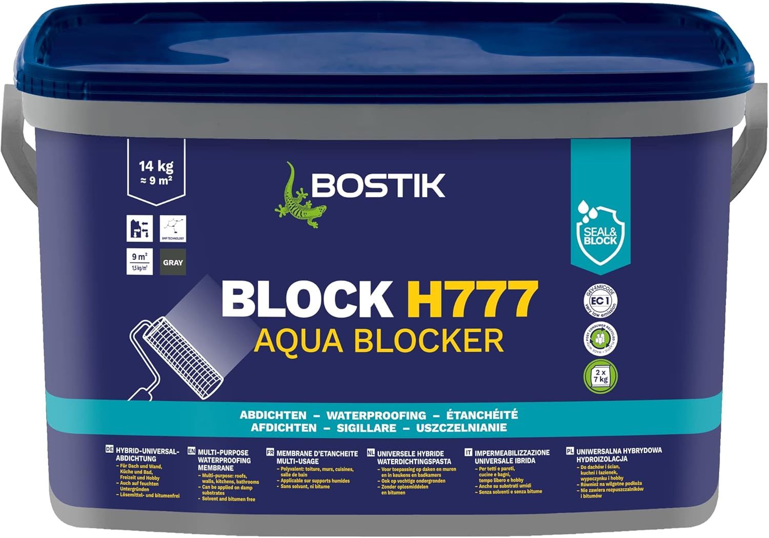 Hüdroisolatsioon Bostik Block H777 Aqua Blocker; 14 kg