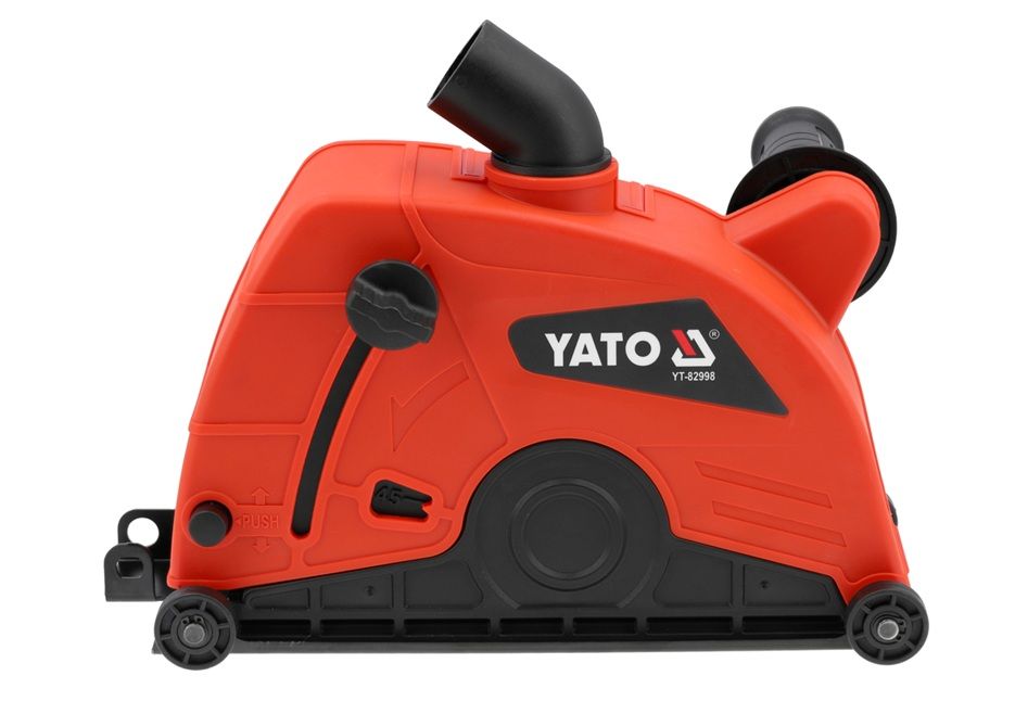 Harjastega tolmueemaldus tarvik Yato YT-82998; 180 mm