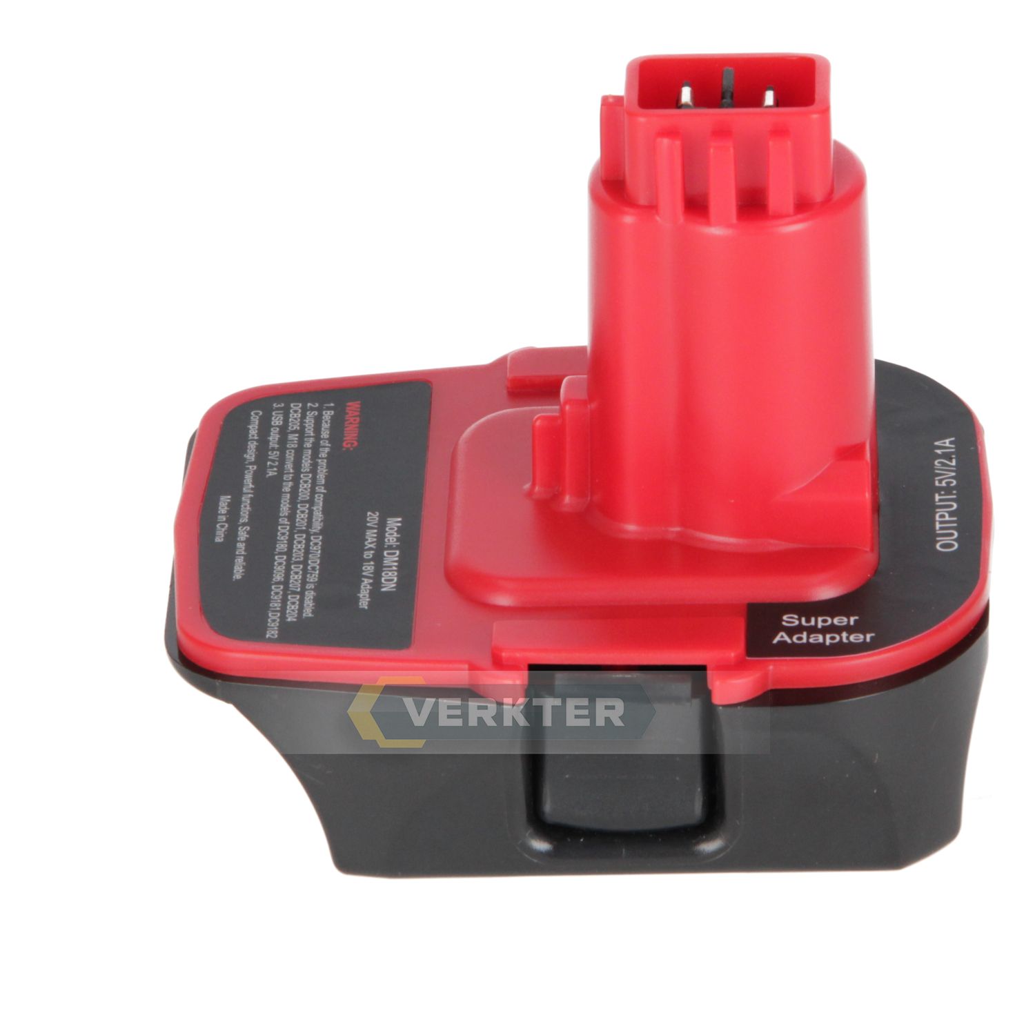 Aku adapter Ahlio; Dewalt/Milwaukee to Dewalt; ainult 18 V NiMH jaoks