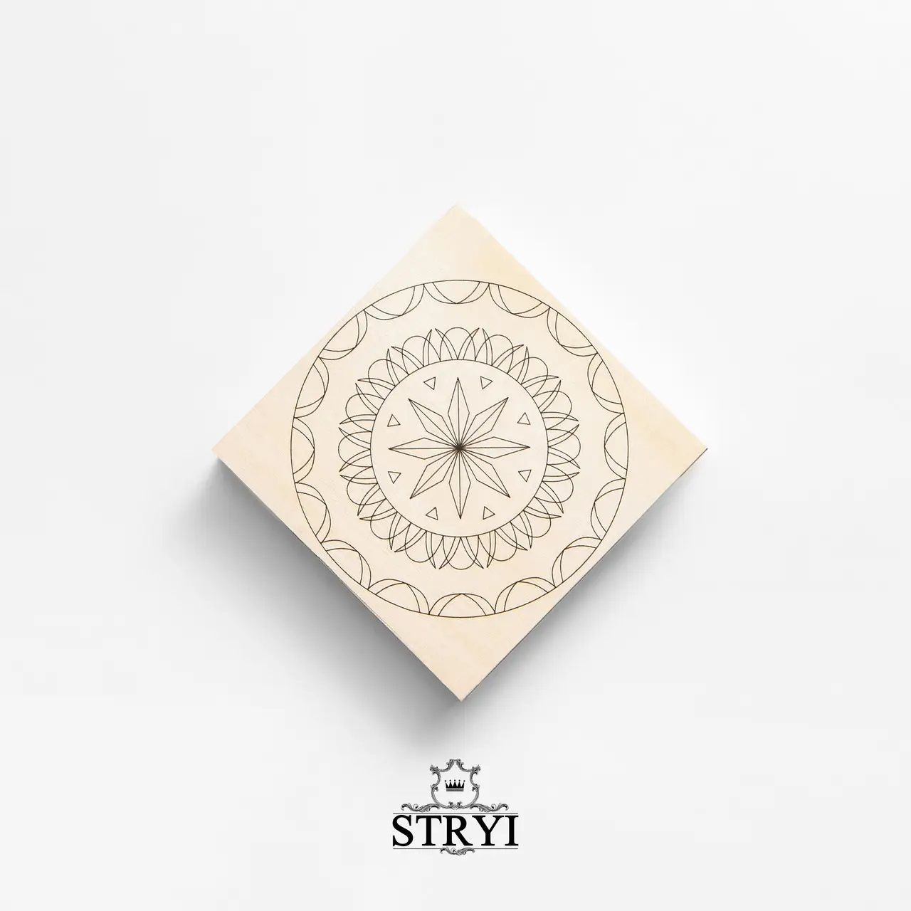 Treening tahvel nikerdamiseks STRYI; 100x100x20 mm;