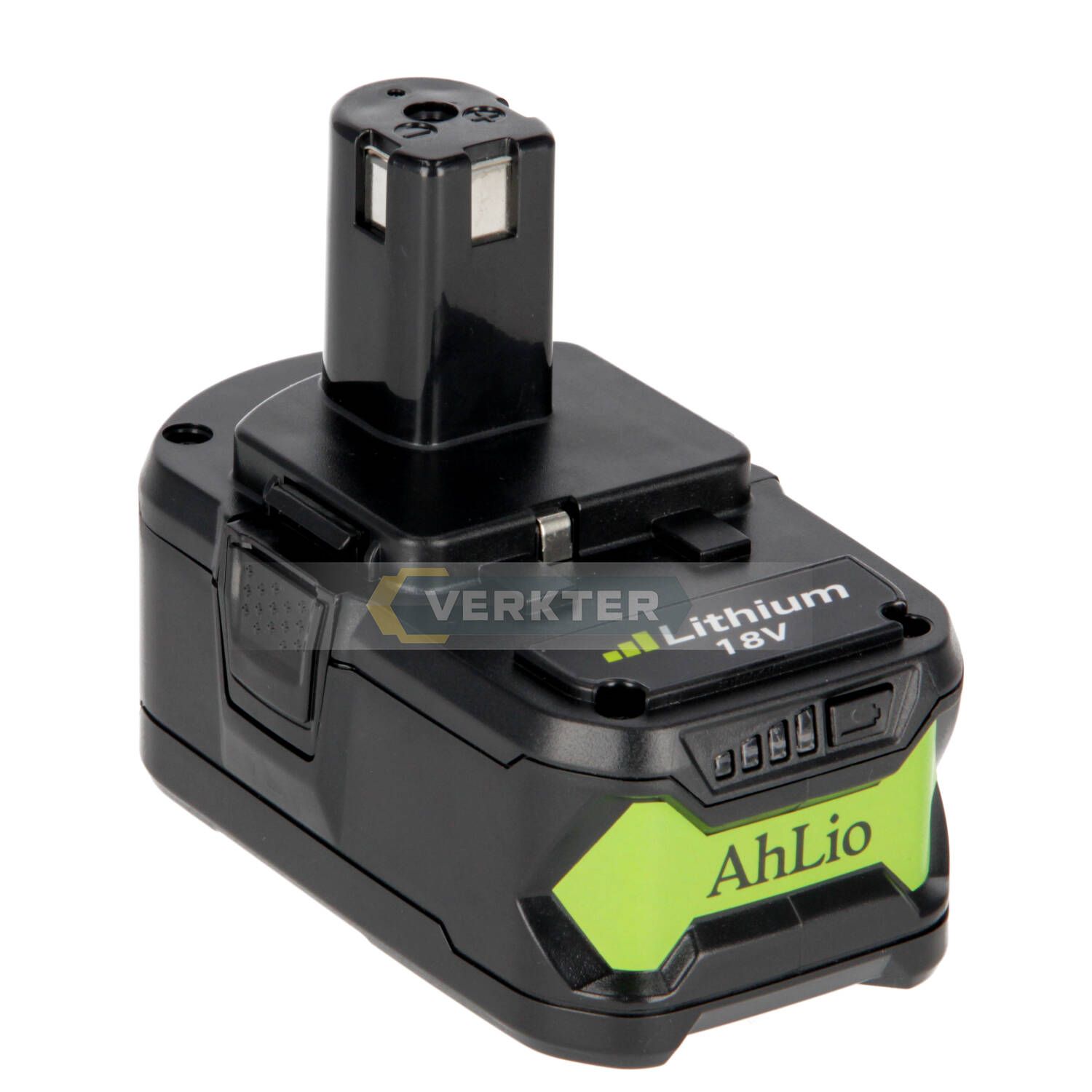 Aku Ahlio 18 V; 6,0 Ah; Li-ion; sobib Ryobi tööriistadele