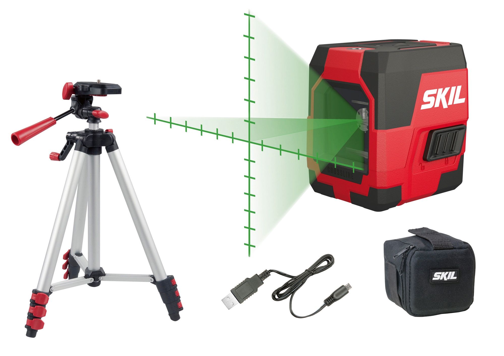 Ristjoonlaser Skil 1911 DA; 3,7 V; 1x1,2 Ah aku