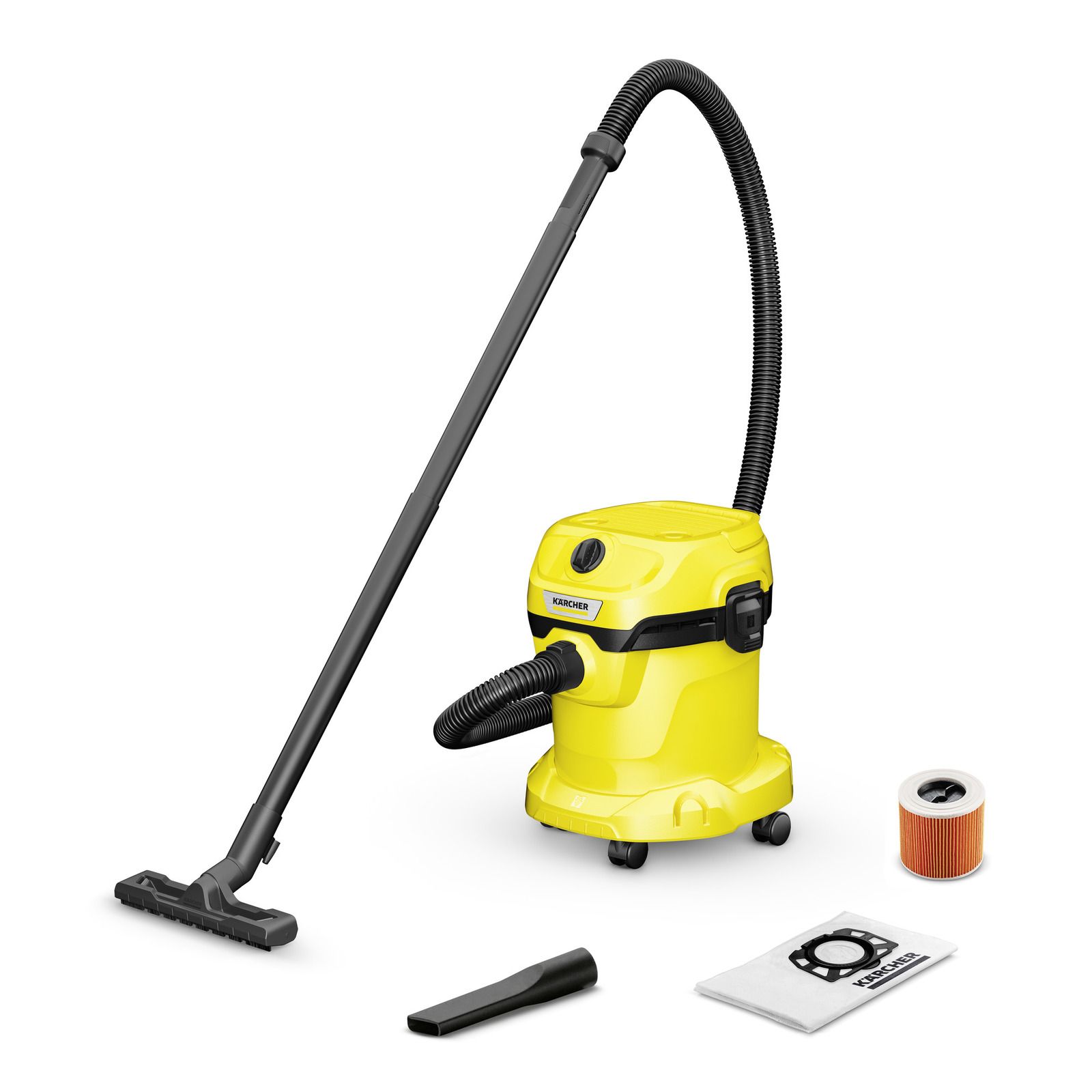 Tolmuimeja kuiv- ja märgpuhastamiseks Karcher WD 2 Plus V-15/4/18/C