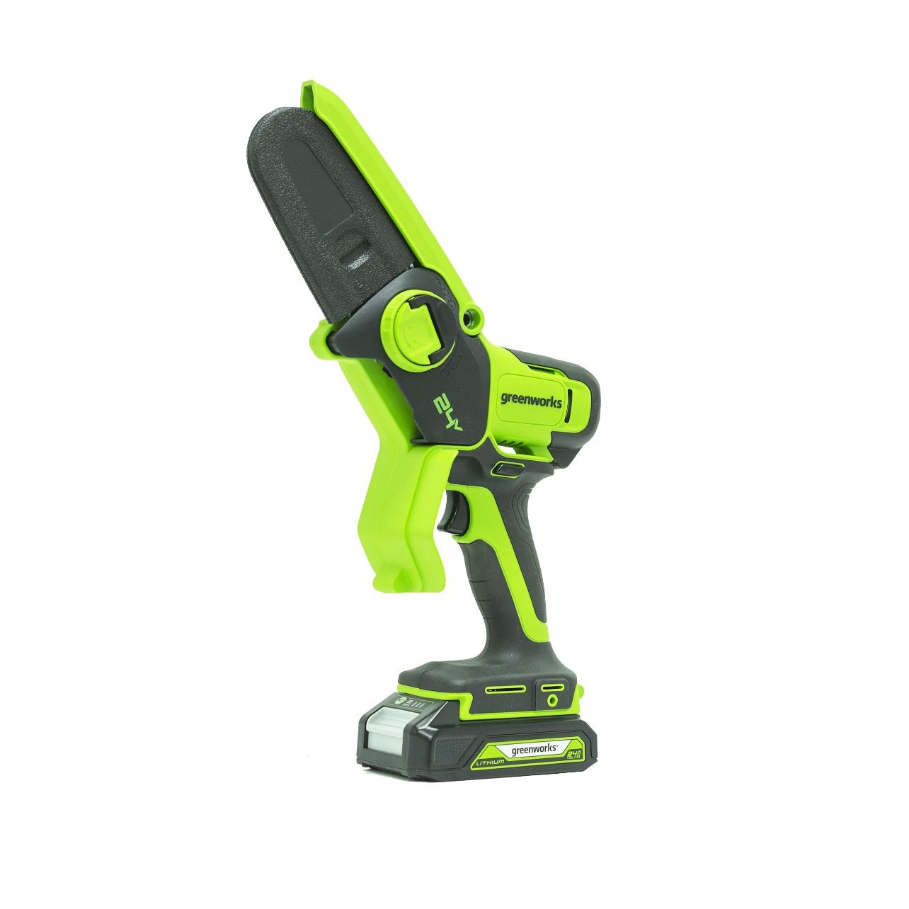 Kettsaag Greenworks G24MCS10; 24 V (ilma aku ja laadijata)