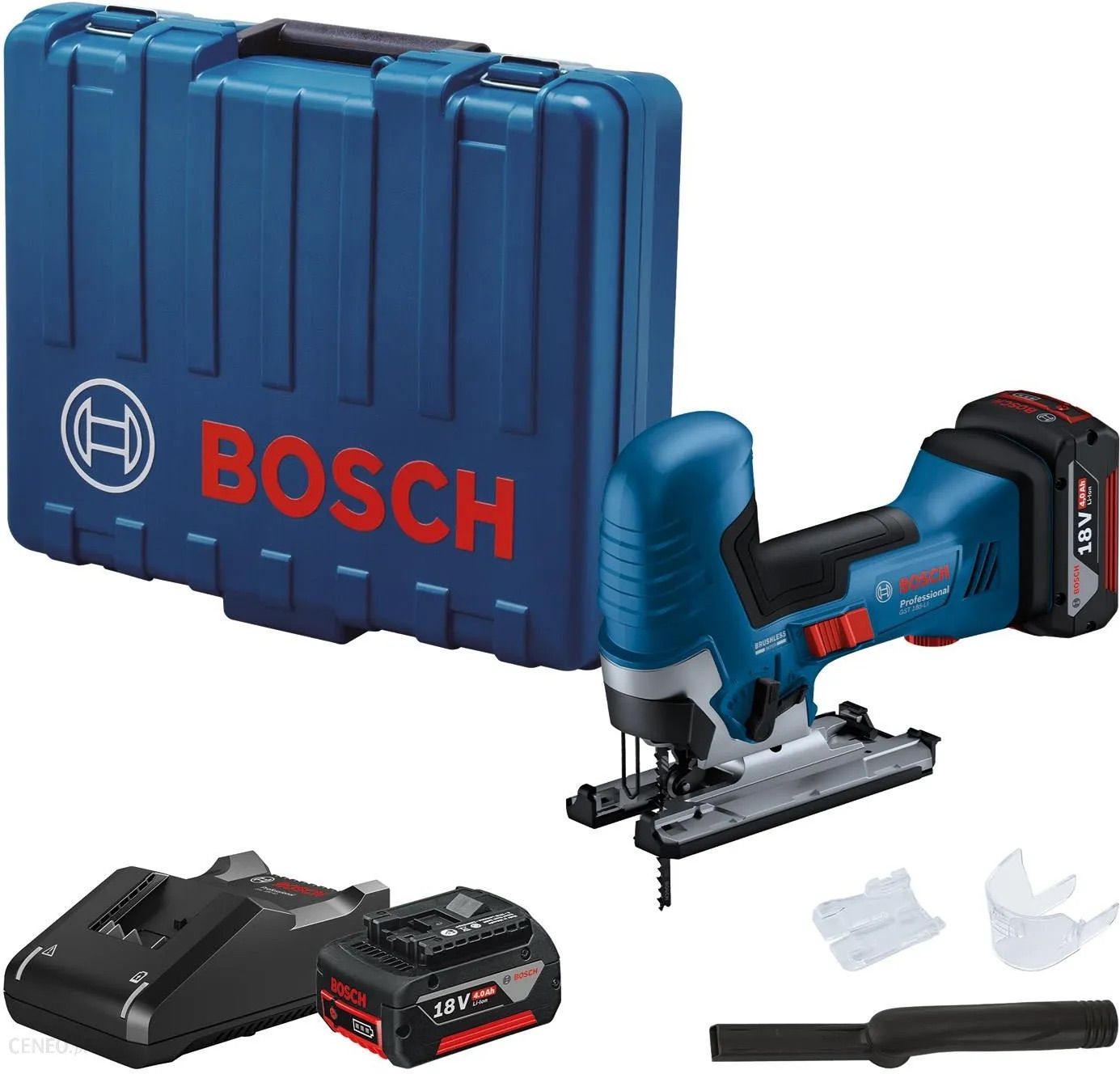 Akutikksaag Bosch GST 185-LI; 18 V; 2x4,0 Ah aku