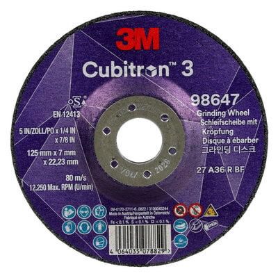 Lihvketas 3M Cubitron 3 A36 R BF; 125x7 mm