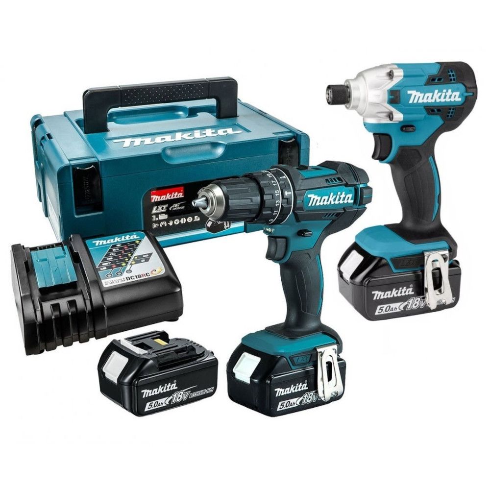 Tööriistakomplekt Makita DLX2339JX1 (DDF482 + DTD156); 18 V; 3x5,0 Ah aku