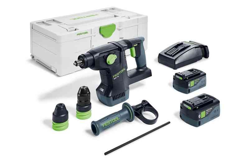 Puurvasar Festool KHC 18 5,0 EBI-Plus; 18 V; 2,6 J; SDS-plus; 2x5,0 Ah aku