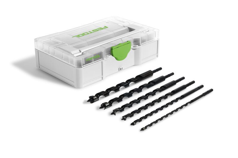 Spiraalne puidupuuride komplekt Festool SYS3 S 76-SB CE-SORT/6; 6-16 mm; 6 tk