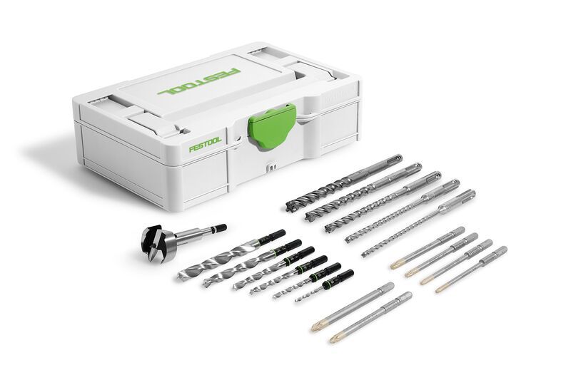 Puuride ja kruviotsikute komplekt Festool SYS3 S 76-BB-Set; 18 tk