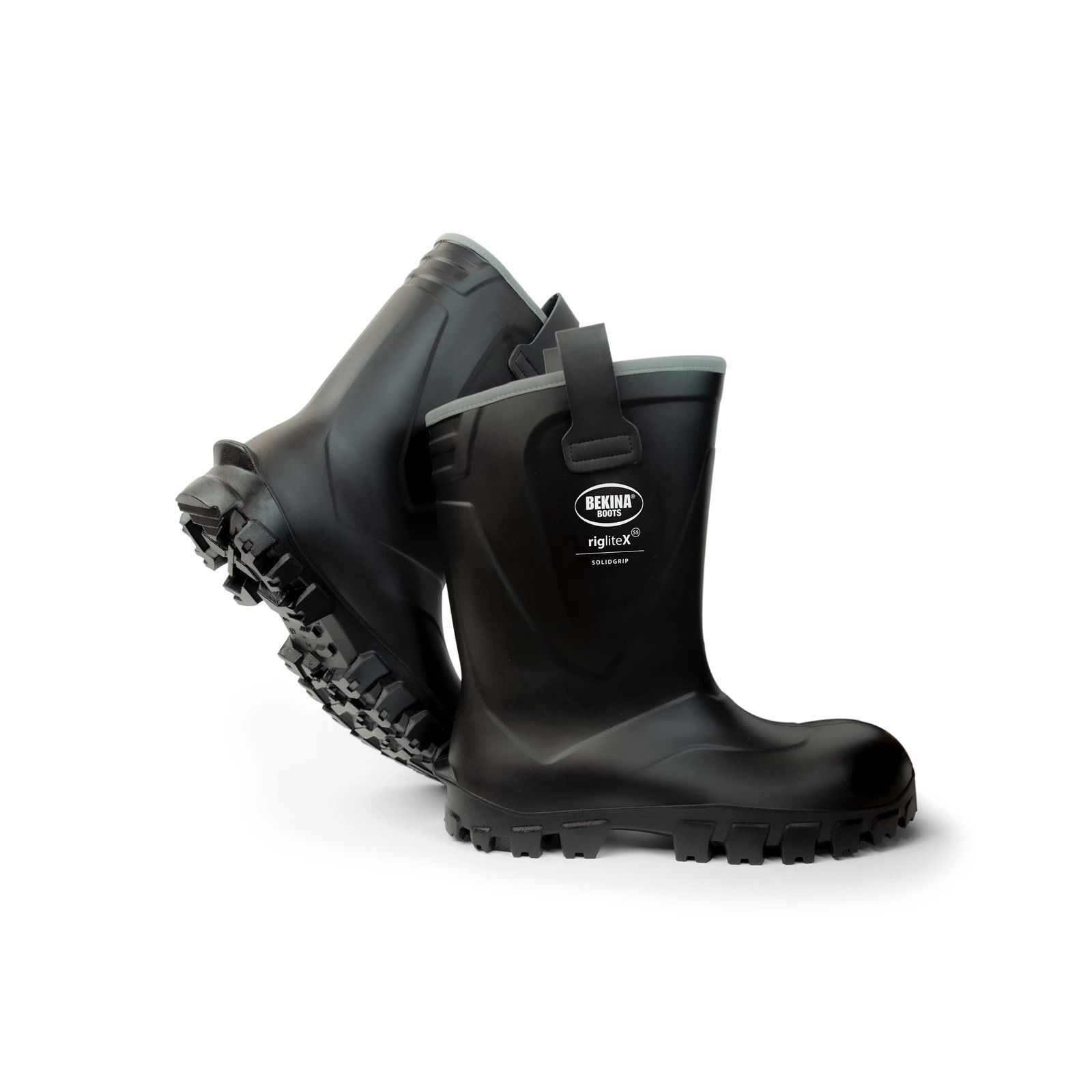 Kummist jalatsid Bekina RigliteX Solid Grip S5; 47; must