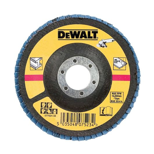 Kroonlehine lihvketas DeWalt DT3267-QZ; 125 mm; P80