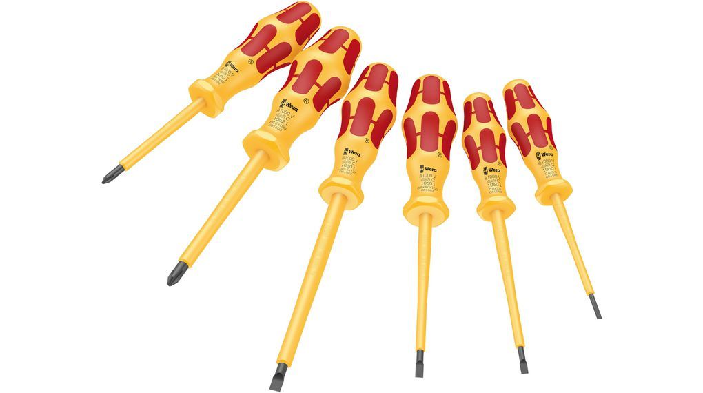 Kruvikeerajate komplekt Wera 1060 i/1062 i/6 Kraftform VDE; 6 tk