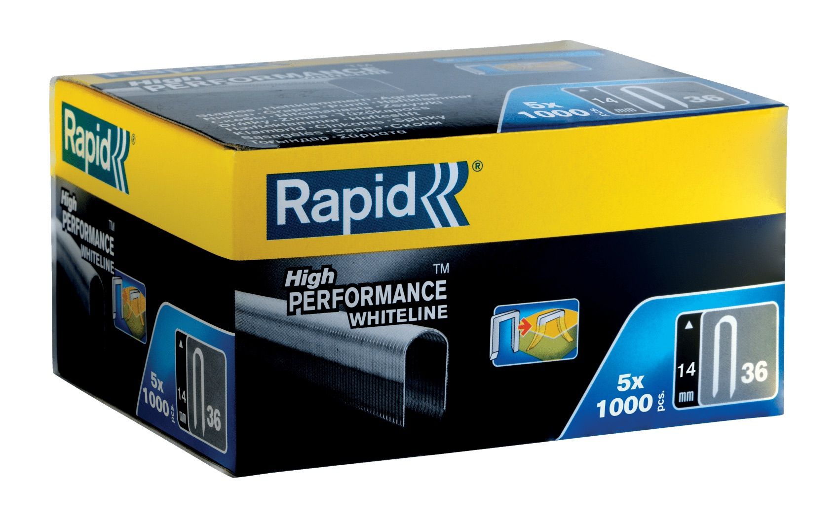 Klambrid Rapid 11886911; 14 mm; 5000 tk.; tüüp 36